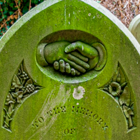 gravestone hands